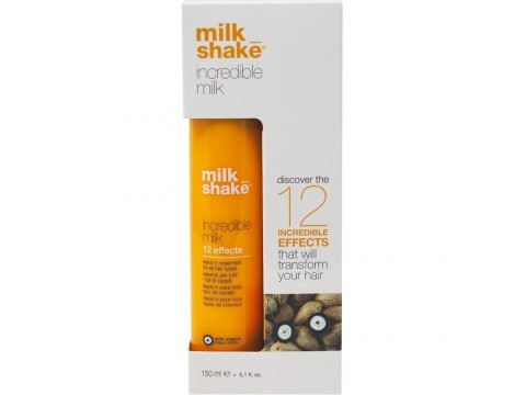 Milk Shake Incredible Milk 12 Effects Leave In Treatment Plaukus atstatantis purškiamas pienelis visų tipų plaukams, 150 ml Milk Shake Incredible Milk 12 Effects Leave In Treatment Plaukus atstatantis purškiamas pienelis visų tipų plaukams, 150 ml